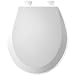 Round Molded Wood Toilet Seat with Easy Clean and Change