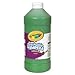 Crayola Washable Tempera Paint For Kids, Green Paint, Classroom Supplies, Non Toxic, 32 Oz Squeeze Bottle