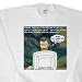 Londons Times Famous People Places Books Cartoons - Van Gogh and Internet Chat Rooms - Sweatshirts