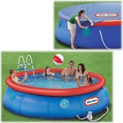 Little Tikes Zip Tight Adjustable Pool with Safety Zip Cover