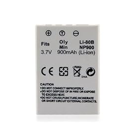 3.7V 900mAh Lithium Battery for Olympus Digital Camera (Silver) + Worldwide free shiping