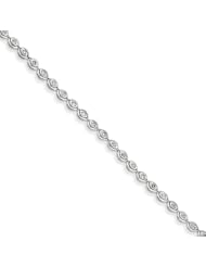Sterling Silver Diamond Fancy Bracelet