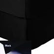 300TC Egyptian Cotton KING Bed Skirt BLACK SQUARE BY MARRIKAS