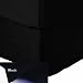 300TC Egyptian Cotton QUEEN Bed Skirt BLACK WOVEN SQUARE BY MARRIKAS Image