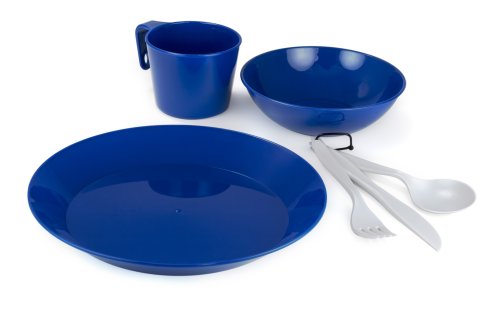 GSI Outdoors Cascadian 1 Person Tableset (Blue)