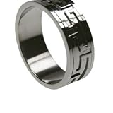 316L Stainless Steel Ring laser-cut ring with shiny polish