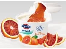 Fage Total 2 Percent Greek Strained Yogurt with Blood Orange, 5.3 Ounce -- 12 per case.