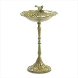 ANTIQUE RUST FREE CAST IRON VICTORIAN BIRDFEEDER BATH by Furniture Creations
