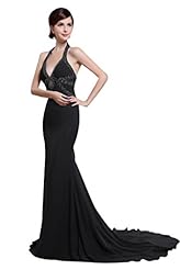 Chiffon/Polyester Empire   Waistline Mermaid Evening Dress/Homecoming Dress/Prom Dress/Party Dress  with a Chapel Train 