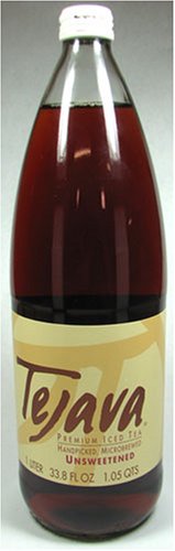 Tejava Premium Iced Tea Unsweetened 1 Liter Case of 12