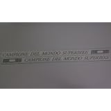 DUCATI CAMPIONE DEL MONDO SUPERBIKE DECALS GRAPHICS ON WHITE 