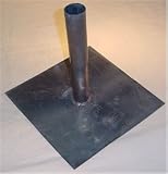 1 2 -1/2 lb. Lead Roof Flashing with 12 Square Base (12 Pack)