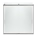 KOHLER K-706000-D3-MX Levity Bypass Bath Door with Handle and 1/4-Inch Frosted Glass in Matte Nickel
