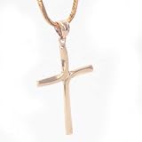 14K Passion Cross Religious Pendant