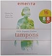 Emerita Organic Cotton Multipack Tampons, 32 Count