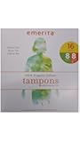 Emerita Organic Cotton Multipack Tampons, 32 Count