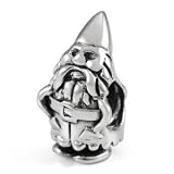 Genuine Ohm Beads (TM) Product. 925 Sterling Silver Mr. Gnome European Bead Charm. 100% Satisfaction Guaranteed.