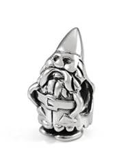 Genuine Ohm Beads (TM) Product. 925 Sterling Silver Mr. Gnome European Bead Charm. 100% Satisfaction Guaranteed.