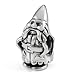 Genuine Ohm Beads (TM) Product. 925 Sterling Silver Mr. Gnome European Bead Charm. 100% Satisfaction Guaranteed.