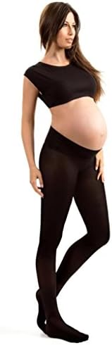 Blanqi 70 Denier Low Rise Belly Support Band Maternity Tights