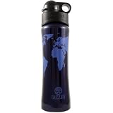 Stainless Steel Reusable Bottle - Earth Map