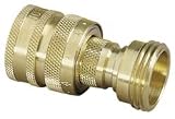 Nelson 50336 Brass Hose Quick Connectors Set, Male and Female