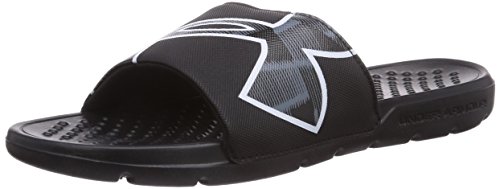 Under Armour Mens UA Strike Warp Sandals 10 Black