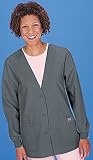 Cherokee Workwear Cardigan-Style Warm-Up Scrub Jacket