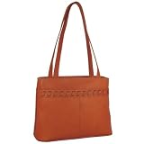 David King Handbag with Woven Band