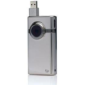 Flip - Cam�scope Mino HD - Ecran LCD 2" - 720p - Zoom num�rique - 4 Go - Chrome