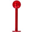 16 Gauge Red Electro Titanium Labret Monroe -3/8"
