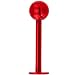 16 Gauge Red Electro Titanium Labret Monroe -3/8"