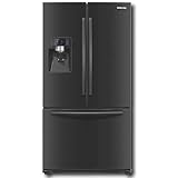Samsung Refrigerator With French Doors, 23 Cu. Ft. Black - Samsung RFG237AA ....