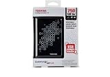 Canvio 750GB USB 3.0 Portable Ext HD Black & White Accents
