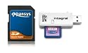 Integral - Carte mémoire flash - SDHC - Class 4 - 4 Go + Lecteur de carte USB