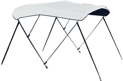Carver Covers V4687TB 3 Bow Bimini Top Ta46In 85-90 Wh Vinyl Tp Made by Carver Covers