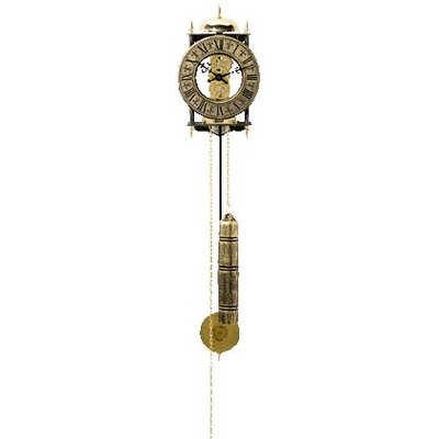 Wall Clock with 8-Day Skeleton Movement