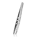 Slant Tip Tweezers - Professional Quality, Stainless Steel. Finest Available. The Perfect Slant Tip Tweezers For Eyebrow Shaping and Fine Facial Hair Removal. Guaranteed For Life. By Bodyline Basics.