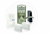 Schlage FE599SCS CAM 619 ACC LiNK Home Security Kit with Lever Lock and Wireless Camera, Satin Nickel