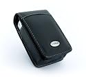i-nique traditional - leather digital camera case cover in size: I / colour: Black Compatible with (Sony Cyber-shot DSC-H10 / DSC-V1 / P93A / DSC-H20)