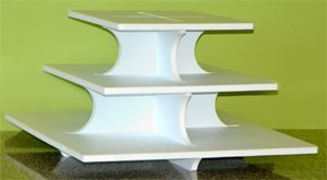 Dallas Foam Cupcake Stand Set - Square - 3 tiers Dallas Foam Cupcake Stand Set - Square - 3 tiers