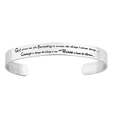 Serenity Prayer Sentiment Cuff by 