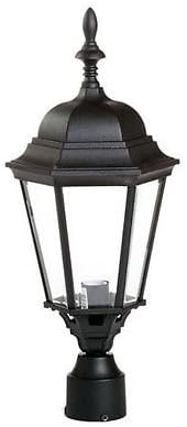Black Westar Lighting Outdoor Lantern Light Post