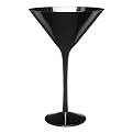 Martini Glasses Set of 6 - Midnight Black