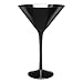 Martini Glasses Set of 6 - Midnight Black