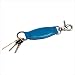 Leather Dual Key Fob Color: Green