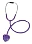 Prestige Medical Clear Sound Heart Stethoscope, Frosted Purple