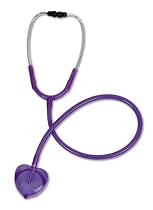 Prestige Medical Clear Sound Heart Stethoscope, Frosted Purple