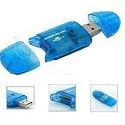 4 in 1 Mini USB 2.0 Memory Card Reader Writer SD MINISD MMC MOBILE RSMMC