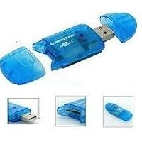 4 in 1 Mini USB 2.0 Memory Card Reader Writer SD MINISD MMC MOBILE RSMMC - Compatible with Sony, SanDisk, Toshiba, Lexar